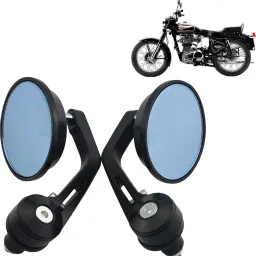 Manual Rear View Mirror For Royal Enfield Universal For Bike-3