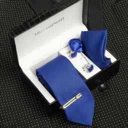 MUTAQINOTI Silk Cufflink & Tie Pin Set-picture-15