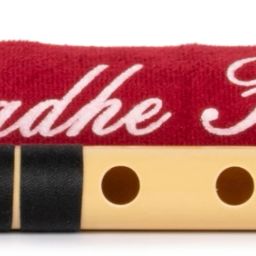 C Natural Bansuri Middle Octave LEFT HANDED With Velvet Cover PVC Flute-11