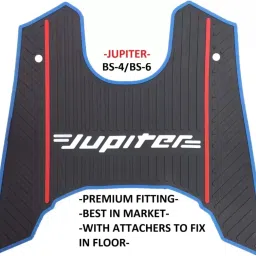 Washable Floor Mat/Foot Mat for Jupiter 110 CC TVS Jupiter Two Wheeler Mat-image-86