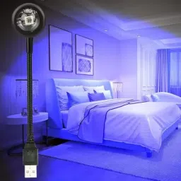 Sunset LED RGB Projection Lamp Light with 7 Colors Mini USB Novelty Night Light for Bedroom Living Room Gaming Ambiance Table Lamp-21