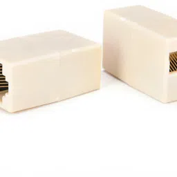 TAAPSEE 2pcs RJ45 CAT5 Coupler Plug Network LAN Cable Extender Connector Adapter Lan Adapter-39