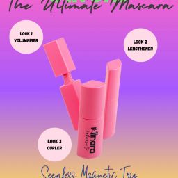 minara 3-in-1 Trio Mascara - Curling, Lengthening & Volumizing - All in One - Matte 100 g image 2