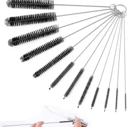 12pcs Straw Cleaner Brushes, 8 Inch Tube Cleaning Brush and Nylon Pipe Brush Kit-image-7