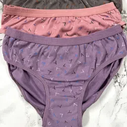 Pack of 3 Women Hipster Multicolor Panty-image-16