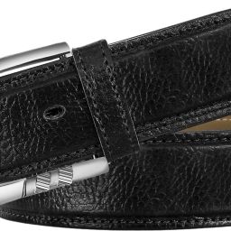 Men Evening, Party, Formal, Casual Black Artificial Leather Belt-image-83