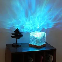 giveglitz 16 in 1 Dynamic Ocean Wave Projector Night Light with Remote, Water Effect Lamp Night Lamp image 4
