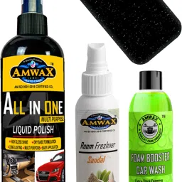 ALL IN ONE POLISH, FOAM BOOSTER CAR WASH, AIR FRESHNER, APPLICATOR Combo-image-8
