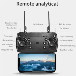 fire boltt 3D Flip 4K Foldable Drone with Live FPV Video, Headless & Gesture Mode 2.4 GHz AM4 4 Core Processor Designed for Workstation image 5