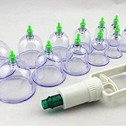 Ella Health & Beauty Cupping Cupping Set with Pump 12 Cups Cupping Therapy Set Vacuum Suction Cups Massager Massager-15