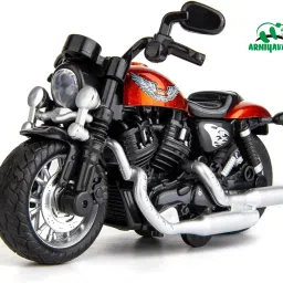 1:12 Harley davison Motorcycle Model, DieCast Mini Toy Motorcycle, Pull Back Toy-image-66