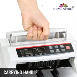 DRMS STORE NEW NOTE UPDATE COUNTING MACHINE WITH FAKE NOTE DETECTOR Note Counting Machine image 3
