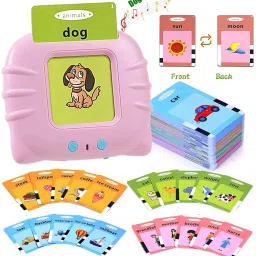 Kids talking card game with 112 double sided cards,Rechargeable battery& sound-26