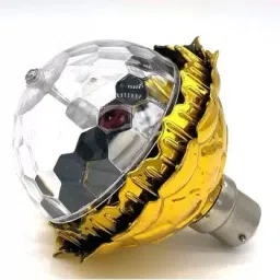Golden Disco Bulb 360 Degree Rotating Light for Party/Home/Diwali Decoration Single Disco Ball-picture-30