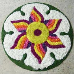 White, Green, Multicolor Cotton Area Rug-22