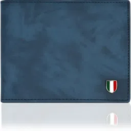 Men Blue Artificial Leather Wallet - Mini-image-79