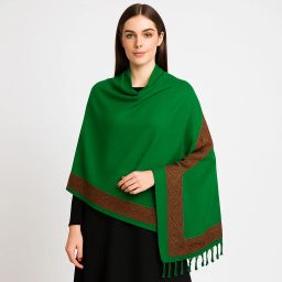 HBZ Wool Paisley Men, Women Shawl-image-64
