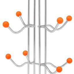 Pack of 1 Stainless Steel Stainless steel cup stand for 12 cups and mugs-27