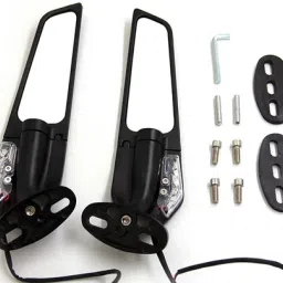 Manual Rear View Mirror, Dual Mirror For Yamaha, Suzuki, KTM Universal For Bike-20