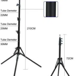 Treadmill 2.1m Tripod stand for Camera, DSLR, Mobile All in ONE Stand Tripod Ball Head image 2