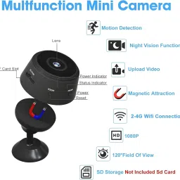Drumstone Wireless Smart WiFi Security Camera – HD View, Night Mode & App Control Anywhere Camera Eyecup image 2