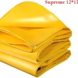 12x15 Supreme Original Tarpaulin Sheet Waterproof Tirpal Tripal Tent - For Camping, Construction Sites, Temporary Shelters, Truck Cover, Farmhouse, To Cover Cement-image-6