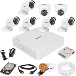 HIKVISION 8 Channal HD DVR 1080p 1Pcs,Outdoor Camera 2 MP 5Pcs,Indoor Camera 2 MP 2Pcs,1 TB Hard Disk,Full combo set Security Camera-image-35