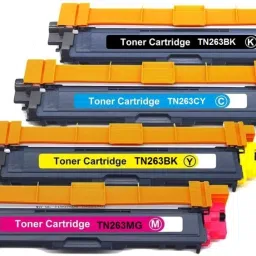 RT TN 263 Toner Cartridge SET Use Brother HL-L3210CW,L3230CDN,L3270C,L3551,L3735 Black + Tri Color Combo Pack Ink Toner-image-58