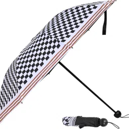 3 Fold Digital Printed Rain Sun & UV Rays Protective Manual Open Umbrella-14