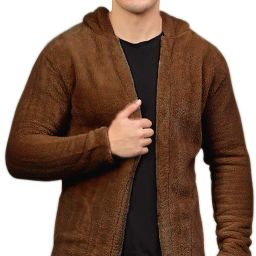 Men Jacket Style Full Sleeve Brown Shrug-image-51