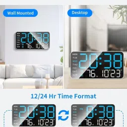 joygesture Digital Multicolor Clock image 4