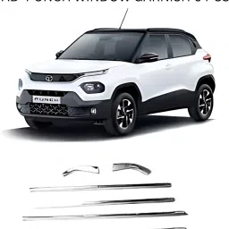 PUNCH 2023 WINDOW GARNISH Chrome Tata Punto Sport Side Garnish-image-26