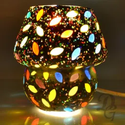 Multi Color Beautiful Mosaic Table Lamp For Bed Side Handicrafted Glass Lamp Table Lamp-image-14