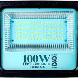 keshvas 100W BIS Approved PC Body LED Flood Halogen Outdoor Light With 2 Year Warranty - Pack of 1 Flood Light Outdoor Lamp-picture-9
