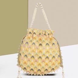 Women Yellow Potli-image-53