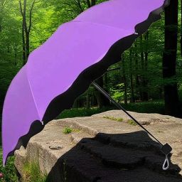 Travel Compact Magic Umbrella 3 Fold Umbrella for Girls, Women_8837 Umbrella-image-117