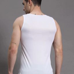Regular Fit Round Neck Polyester Vest for Men (Pack of 1) Men Vest-image-5
