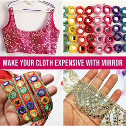 bdrmkh 12 Shape Mirror kit Craft Work (Total-1200PCS, 100 PCS of Each Shape)+ GLUE image 4