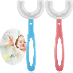 U-Shaped Toothbrush For 6-12 Years, Teeth Dental Care Hand-Held Version Ultra Soft Toothbrush-image-17