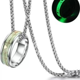 Arrow Pendant & Chain Spinning Ring for Men and Boys Stylish Biker/Party Wear Silver Stainless Steel Pendant-image-69
