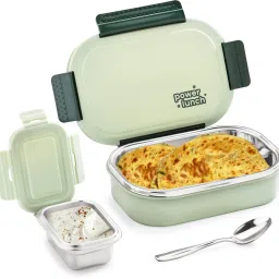 Power Lunch Steel Insulated (With Separate 130ml Box) 2 Containers Lunch Box-image-96