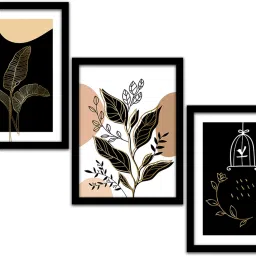modern art photoframe with artwork for home and office decor - photo frame for living room with art poster 11 inch digital-image-23