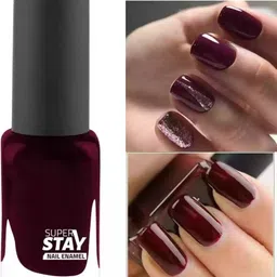 gabbu Best Shine Nail Paint Maroon(9.8ml) maroon-picture-33