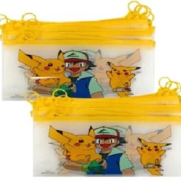 12pc Cartoon Character Pouch Transparent for Pen Pencil Sharpner School Girls Multipurpose Pouch Return Gifts Art Plastic Pencil Box-image-53