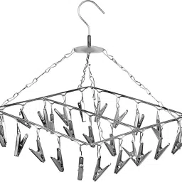 20 clip cloth hanger all kind of use Steel Dress Hanger ForDress-23