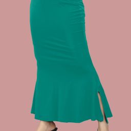 Ozberk Creation K.MT._Fish_turquoise green_S_Saree Shapewear shapewear petticoat For women Lycra Blend Petticoat-image-0