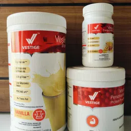 FAST WEIGHT LOSS COMBO VANILLA SHAKE PROTEIN POWDER 200GM AFRESH GINGER ENERGY Nutrition Drink-image-79