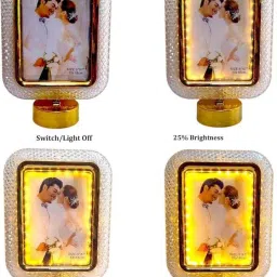 ritesh 3 Mode brightness Crystal Rectangle PhotoFrame123 10 inch Frame image 3