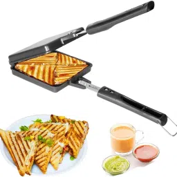 Gas Toaster Big Size,Jumbo Sandwich Maker Aluminium,Non Stick Veg Sandwich Maker Grill-image-26