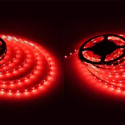 260 LEDs 6 M Red Steady Strip Rice Lights-24